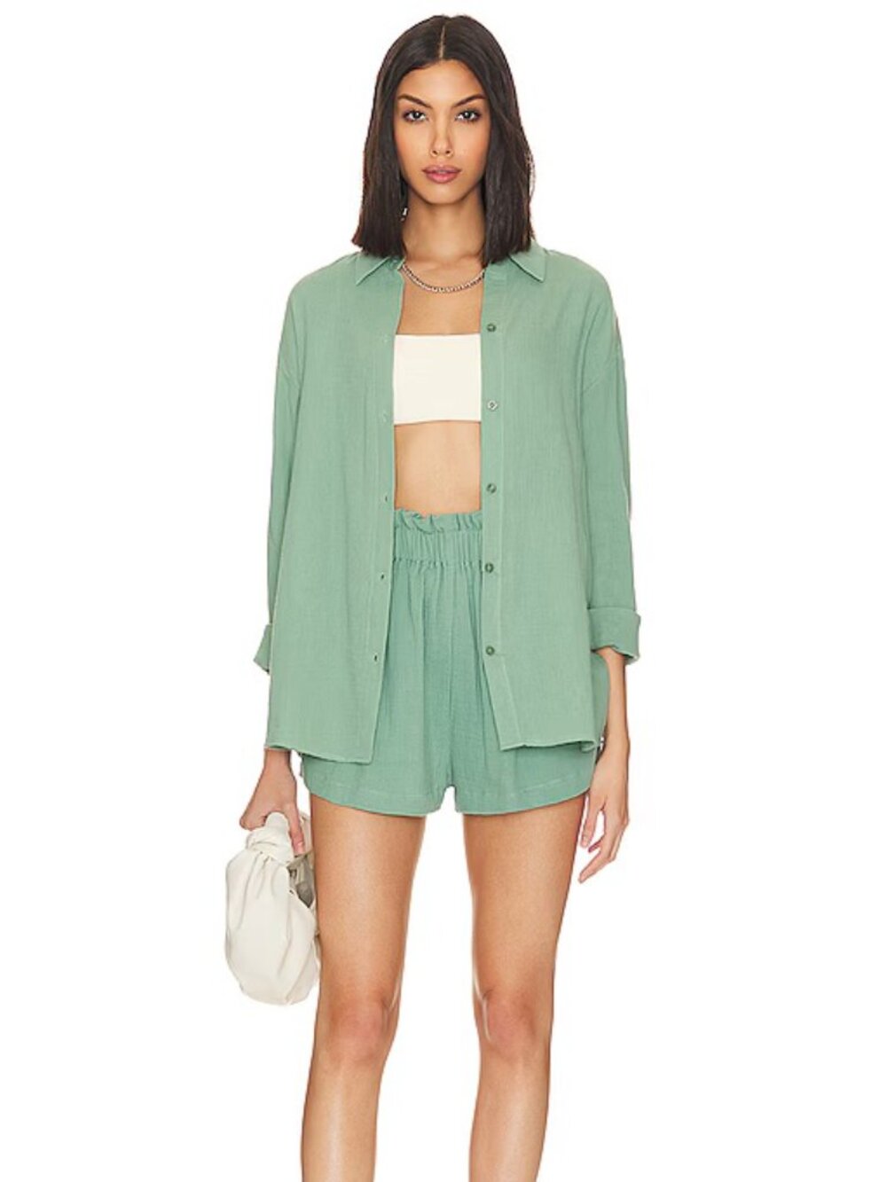 Tularosa Tempe Button Down Beach Shirt & Short Set